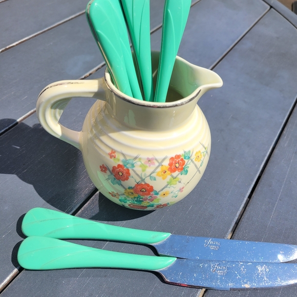 Fiesta Sea Mist Flatware ~ Swirl ~ 6 Pieces ~ Post-86 ~ Collectible - Picture 4 of 16